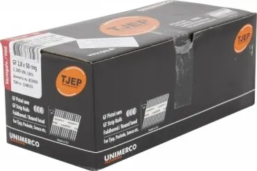 TJEP GF 28/50 Streifennägel 34° Rillen Feuerverzinkt, Handybox
