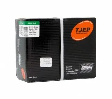 TJEP GR 28/80 D-Kopf Streifennägel 34° glatt Blank, 2,8x80mm Jumbobox
