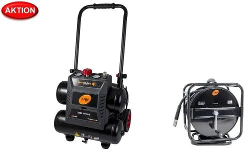 TJEP 17/15-2 Silent Kompressor mit 30m Schlauchtrommel