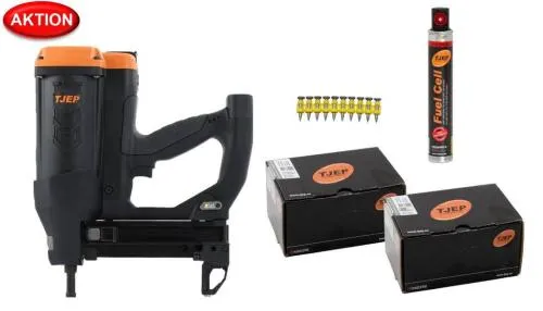 TJEP CP-40 GAS 3G Betonnagler inkl. 1000 Betonnägel + Gas