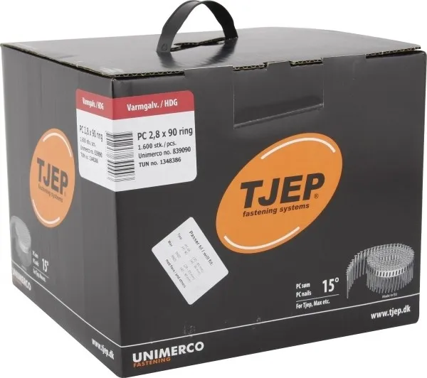 TJEP PC 28/90 Rillennägel Feuerverzinkt